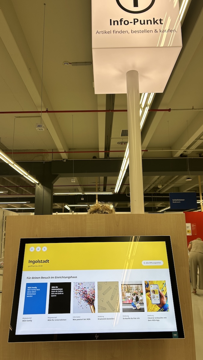 Ikea Ingolstadt Small Store Check 2026 Hochkant Info Terminal Screen