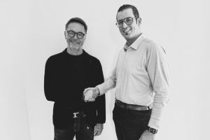 Erstmalig im Egger-Trikot: Roland Auer, Michael Egger jun.
