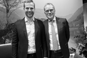 Zufrieden: Stephan und Paul Rom in Brüssel