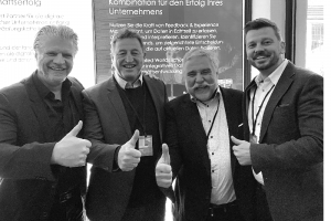 Klaus Bröhl, Dietmar Weber, Albrecht Arenz und Patrick Sönke