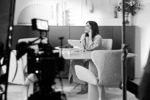 Am Set: Bettina Zimmermann