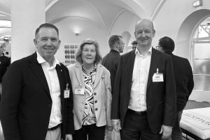 Neue Partnerschaft angedockt: Helmut Stauner, Karin Gehse, Rüdiger Gehse