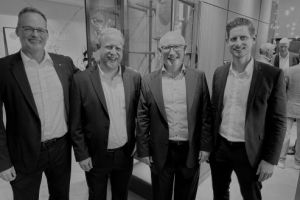 Ulf Triebener (Gf Der Kreis), Daniel Krampe, Joachim Krampe, Daniel Griehl (CEO Siematic)