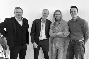 Im Mai auf den Munich Design Days: Brian Boyd, Norbert Ruf, Lina Gronbach, Thimoteus Günak