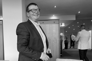 Im Messemodus: Axel Faber
