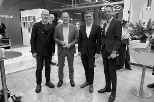 IDD-Eröffnung 2025 in der Design Post: Leo Lübke, Jan Kurth, Oliver Frese, Matthias Pollmann