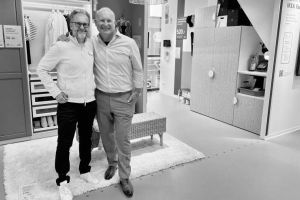 Studio-Eröffnung letzten Herbst in München: Michael Vortkamp, Walter Kadnar