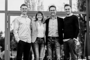 Eric, Anja, Georg und Maximilian Debbeler