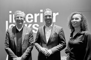 Bei der Interior-Looks-Premiere: Bernd Schellenberg, Philipp Ferger, Yvonne Engelmann