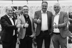 Thomas Ochmann, Stefan Wieselhuber, Jens Hölper und Thomas Fehr