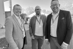 Auf der Sicam im vergangenen Herbst: Andreas Albig, Ralf Imbery, Matthias Haasler