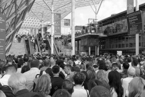 Kurz vor 10 Uhr am zweiten Messetag