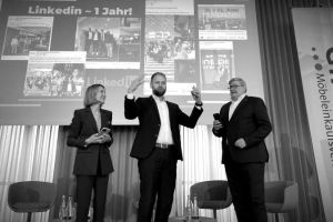 Monika Simon, Moderator Ernst Panse, Joachim Herrmann
