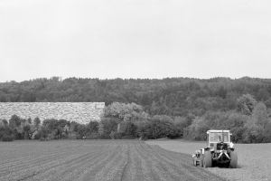 Das Hochregallager am Horizont: Sedus in Dogern