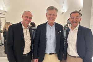Jürgen Sollner und Frank Gänser (hier mit Jürgen Merkelbach)