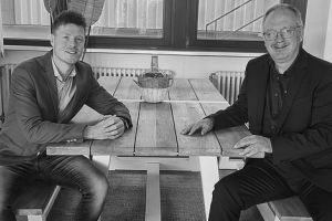 Luuk van Dael (Veba) und Best-Geschäftsführer Joachim Strobel