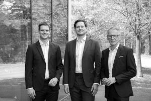 Führungs-Trio: Daniel Erlinger, Patrick Toifl und Manfred Huber