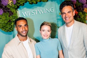 Eröffnung mit Stil: Lucien Laviscount, Delia Lachance, Dr. Andreas Hoerning  Westwing