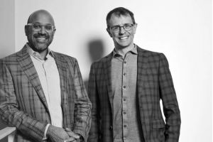 Niraj Shah mit Co-Founder Steve Conine