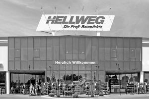 In der Krise: Eingang zu einem Hellweg-Baumarkt