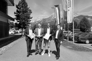 Thomas Leissing, Frank Bölling, Michael Egger jun. und Hannes Mitterweissacher