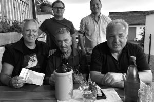 Auf der Furnitour 2022: Gerhard Vorraber, René Derler, Alois Niessl, Michael Wibmer, Christian Derler