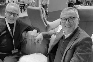 Plausch in Köln: Michael Espenhahn, Frank Hofmeister