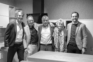 Henning und Heiner Struckmann, Klaus-Uwe Götzinger, Inge Struckmann und deren Enkel Jonas Struckmann