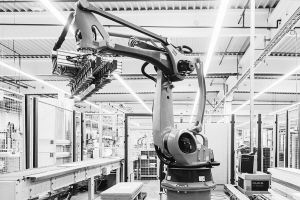 Roboter in der Produktion bei Burger Küchen