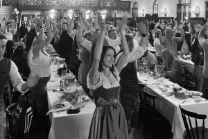 Gute Stimmung im Augustiner-Keller: GfMTrend in München