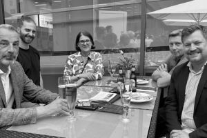 Treffpunkt Dresden: Frank Walenta, Moritz und Sabine Faber, Christian Frei, Christian Maurer