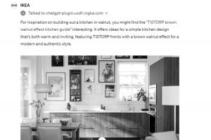 Eine Küche in Walnuss: Kreation von Ikeas neuer KI