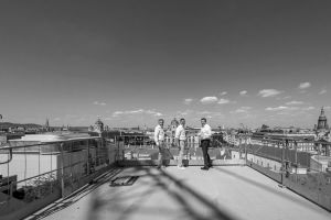 Beim Richtfest vom Lamarr